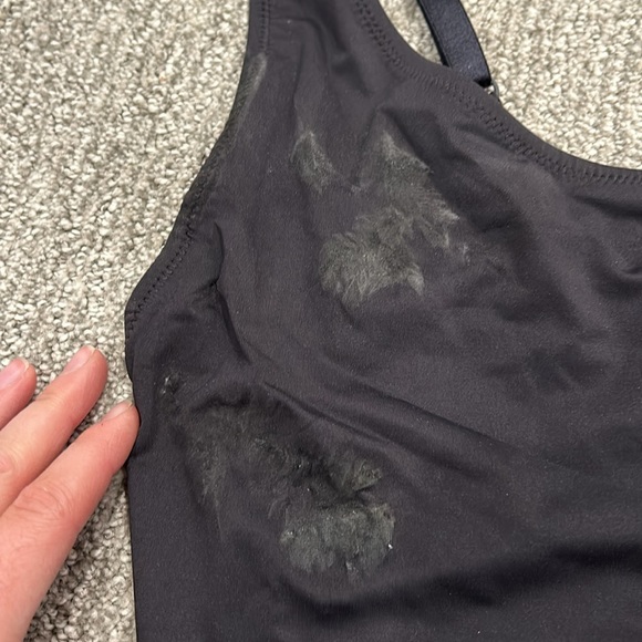 SKIMS Women's Signature Swim Scoop Neck One Piece Size 2X In Onyx - Picture 7 of 13